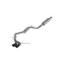 2013-2018 Ford Focus ST 2.0L EcoBoost Dubbla Center Utblås T409 3'' Catback Sportavgassystem Svarta Utblås MBRP